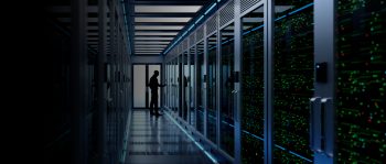 data center, serwerownia - banner na stronie system enova365 w chmurze