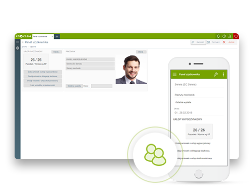 Samoobsługa pracownicza enova365