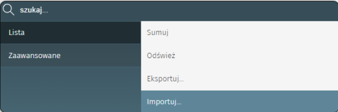 Import i eksport danych w enova365