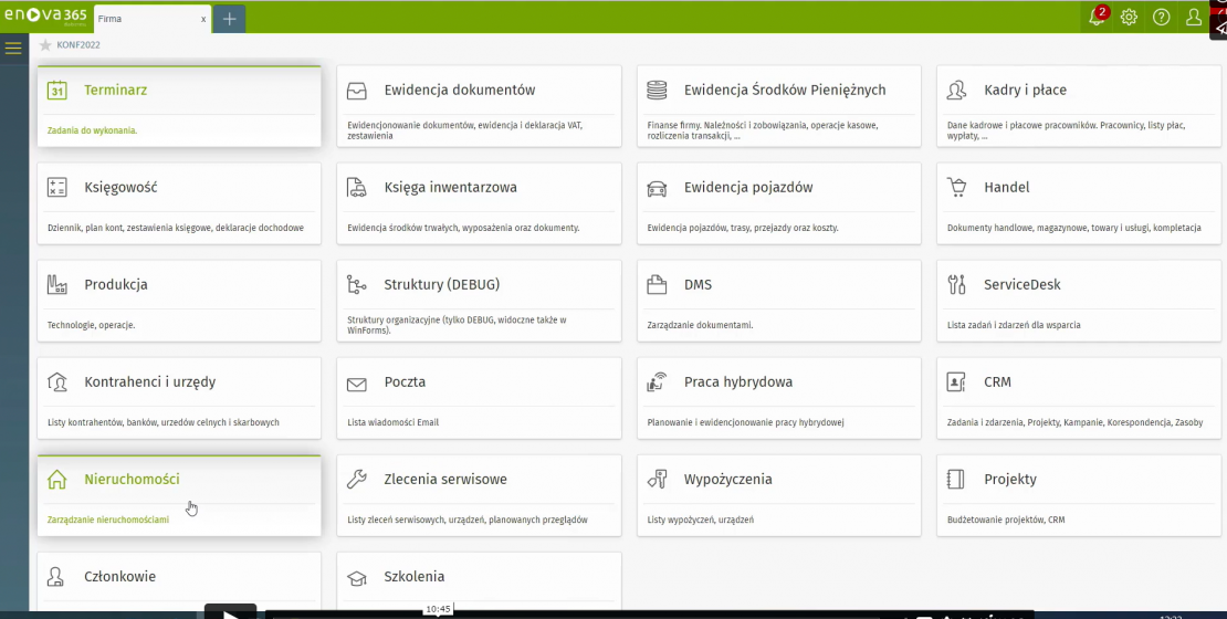 Wybrane moduły enova365