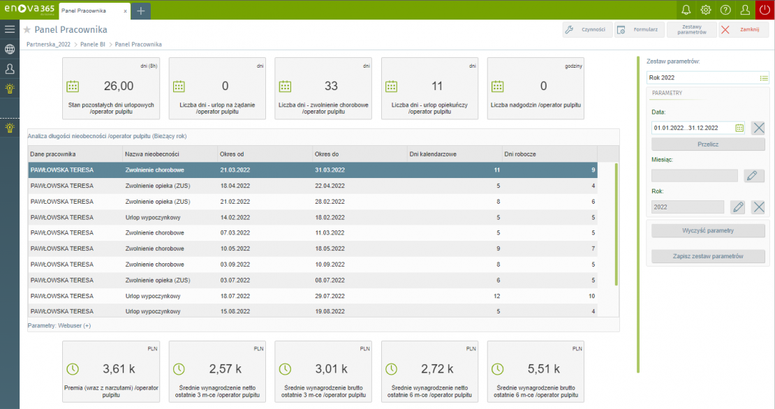 Pulpit pracownika zwany też portalem pracownika